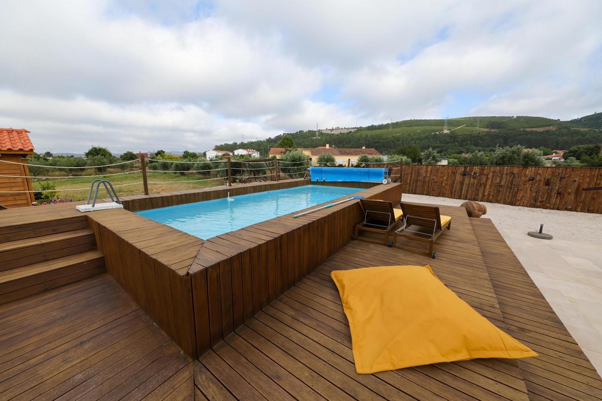 Вилла Renovated Wine Press House - With Pool Порту-ди-Мош Экстерьер фото